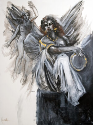 Nike the Winged Victory 36"x48" - Greek Gods Collection