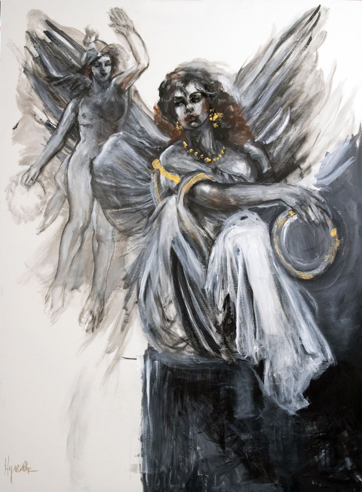Nike the Winged Victory 36"x48" - Greek Gods Collection