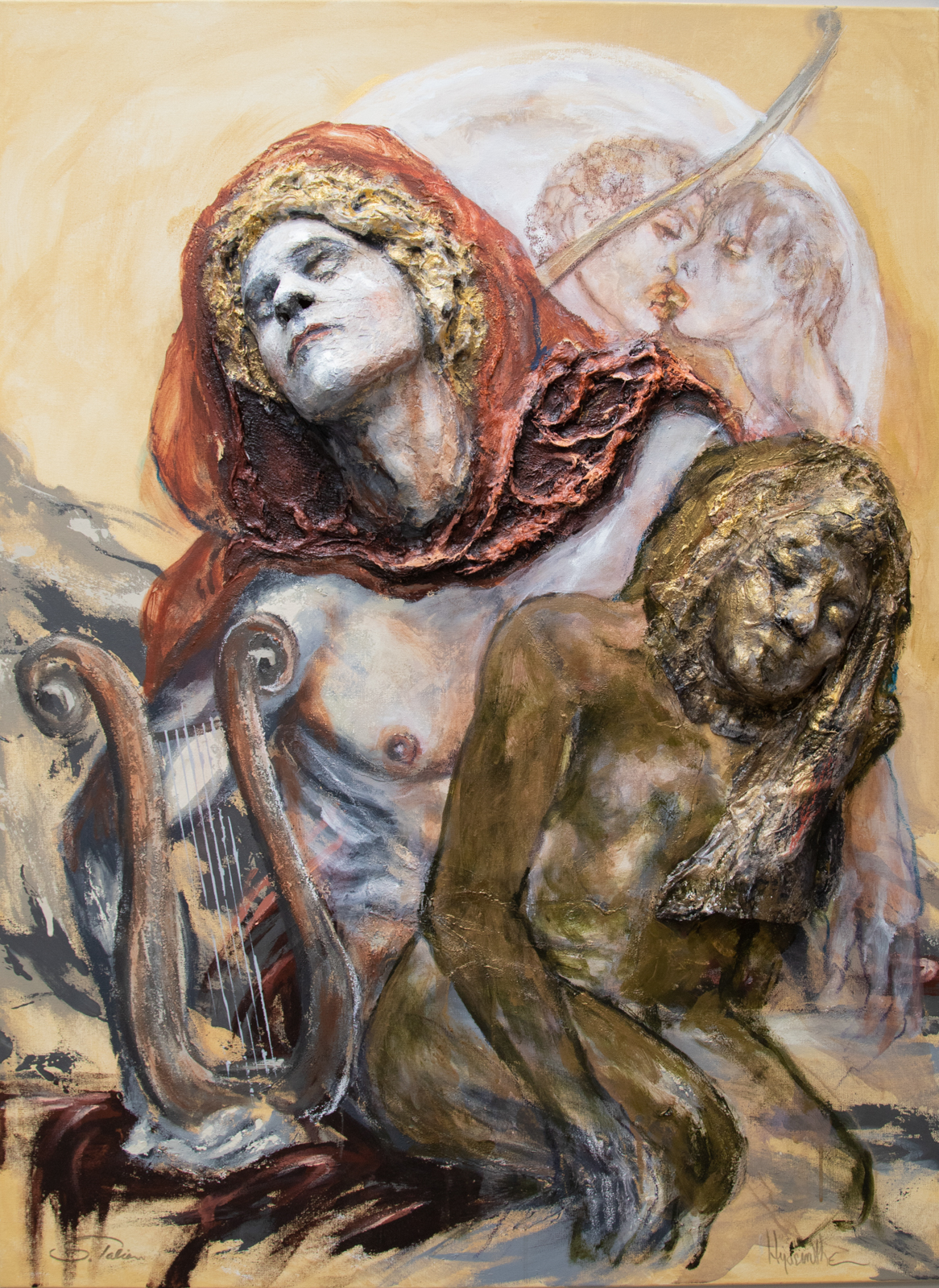 Apollo and Hyacinthus 36"x48" - Greek Gods Collection
