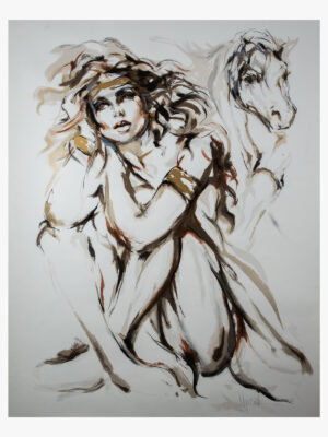 Cassandra Dreams of the White Stallion | Giclee Print