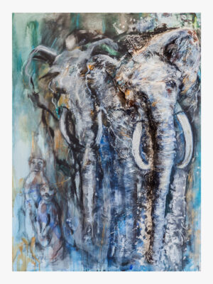 The Ghost of the Blue Elephant | Giclee Print