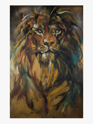 Colorful Lion | Giclee Print